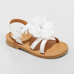 Toddler Girls' Annabel Floral Ankle Strap Sandals